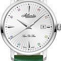 Часы Atlantic Super De Luxe Precious Stones Rainbow Edition 29355.41.29LGN фото 2