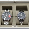 Часы Fossil Rye His and Her Multifunction Stainless Steel Watch Set BQ2644SET фото 2